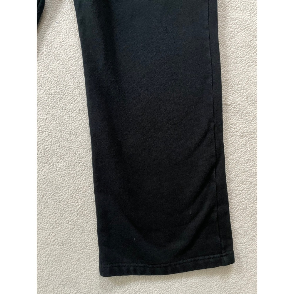 Lauren Ralph Lauren Womens 2X Pants Black Knit Cotton Blend Fleece Pockets - Picture 8 of 14